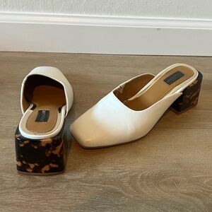 Jagger leather mules women’s shoes size 7/37